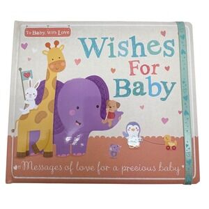 Wishes For Baby Tiger Tales Keepsake‎ Memory Book Baby Shower Gift New Mom